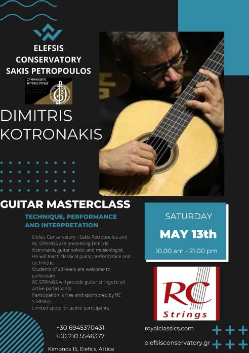 Master Class Dimitris Kotronakis 130523
